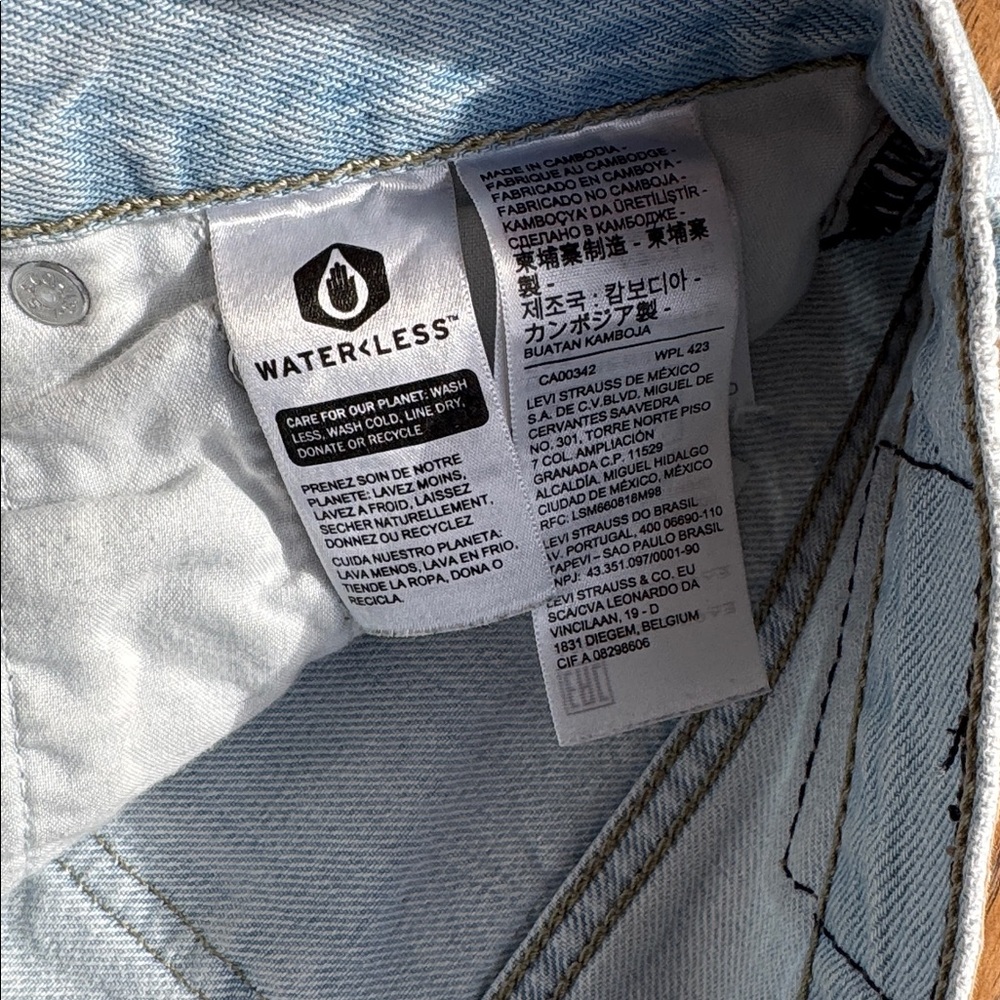 NWOT LEVI’S LOW PRO STRAIGHT JEANS 24 - Picture 5 of 6